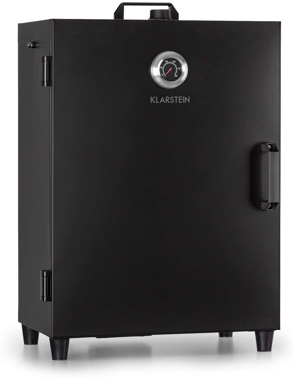Klarstein Flintstone : fumoir à froid et chaud de type grande armoire inox